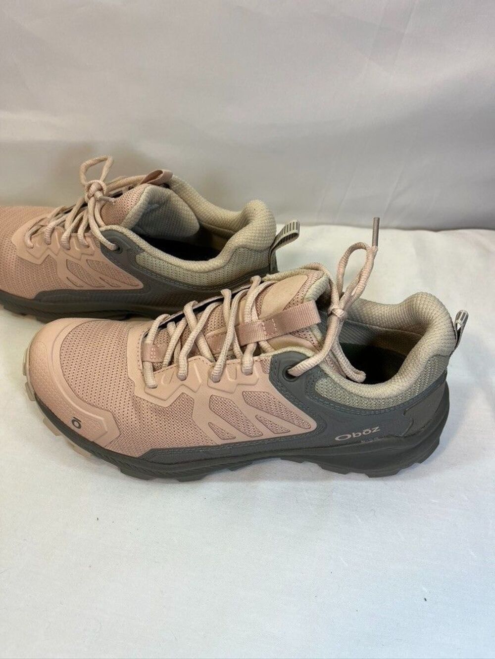 OBOZ OZ FIT SOLE PINK GRAY SNEAKERS WOMENS SZ 8